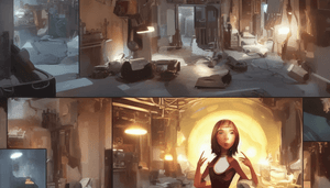 Creating a mini comic using A.I from scratch